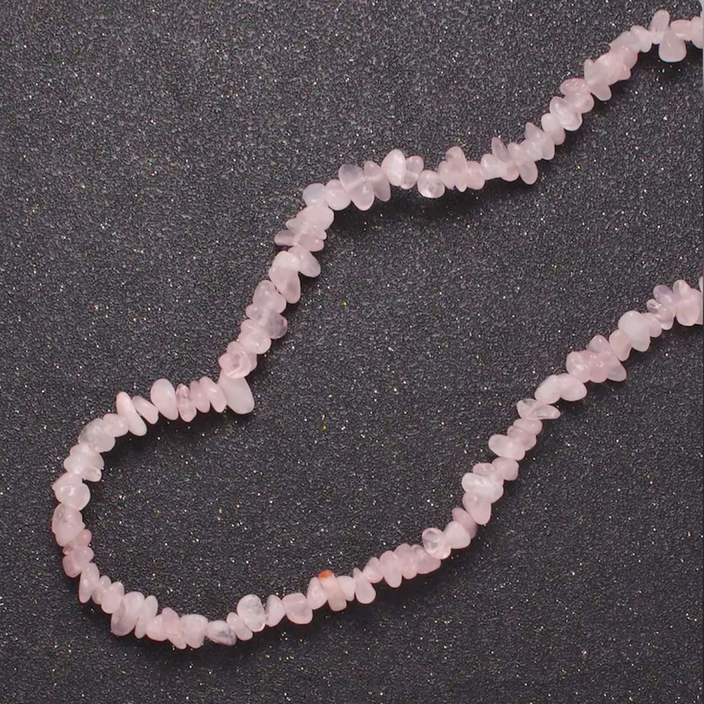 Rose Quartz Beaded Necklace